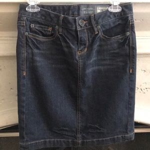 Converse denim skirt